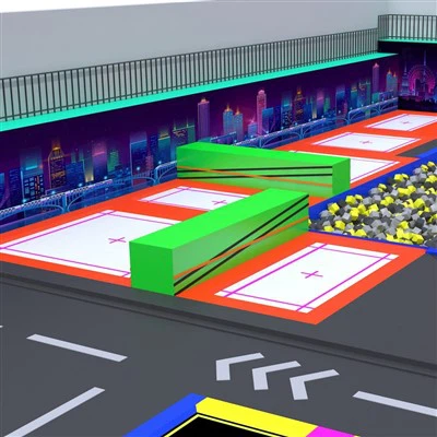 Professionell Trampolinhopp Trampolinpark nära mig